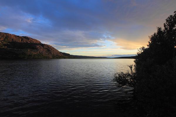 The polar day was at it's end, so we could watch sunset for a whole night