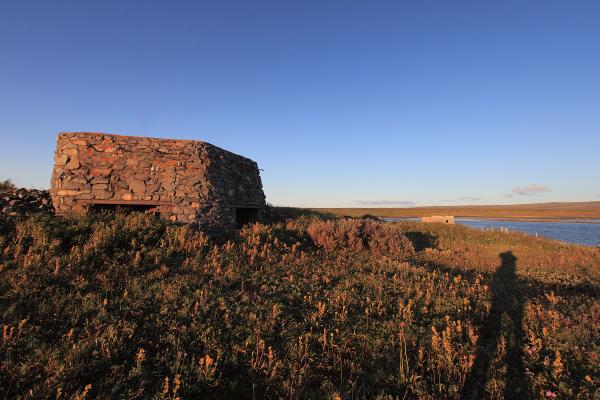 We met WW2 fire positions quite often there