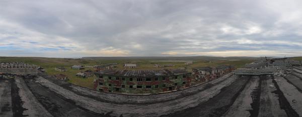 Panorama from the roof of the tallest building